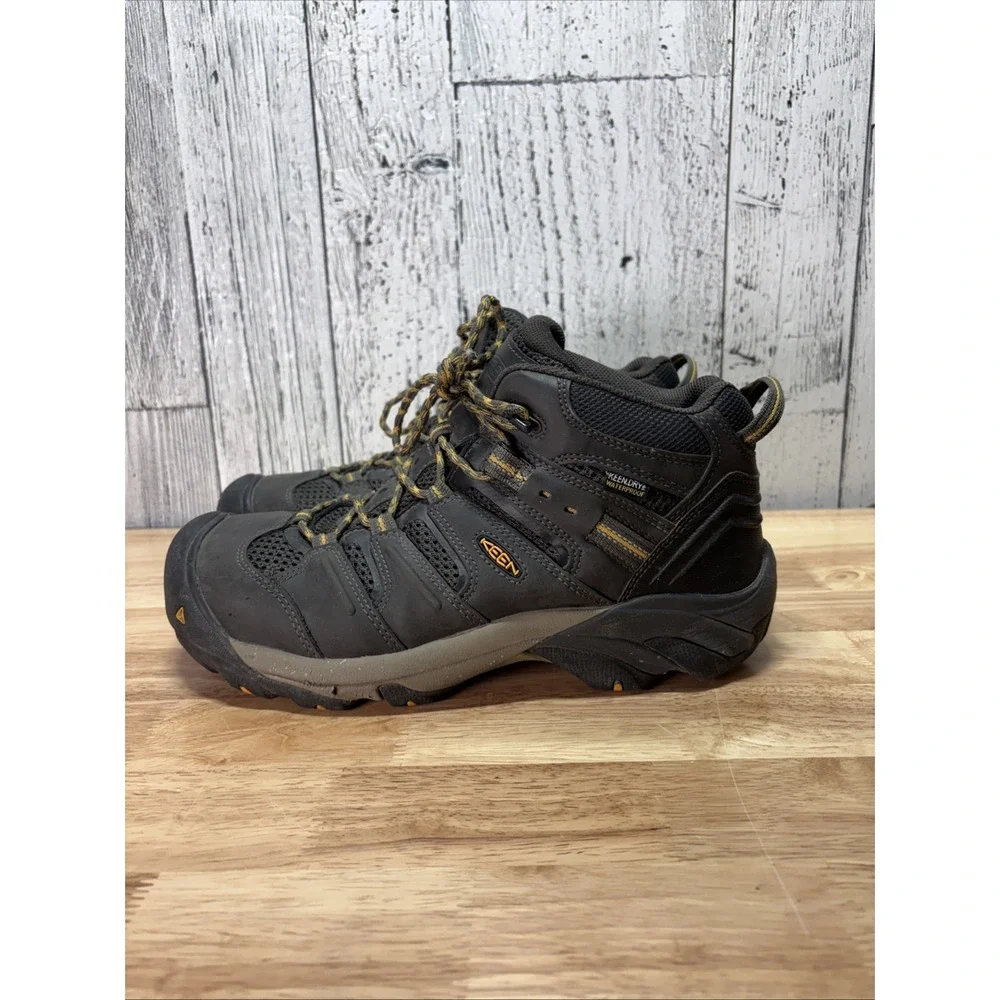 KEEN Utility Lansing Mid Steel Toe Work Boots 1018079D WP EH Mens 10D